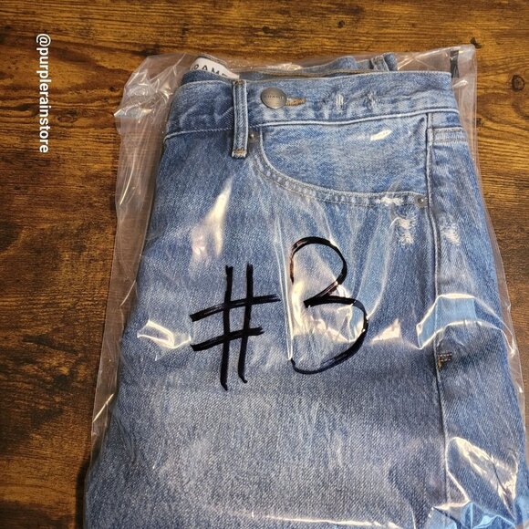 Frame Denim Mini Skirt Tag 26 Measures 28 Exposed Fly Overlap Waist Ophelia - Picture 10 of 10